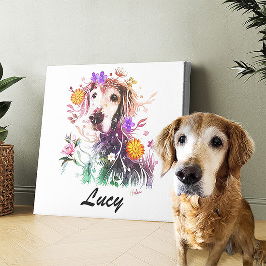 Flowerpup | Custom pet portrait as pet memorial gifts – FlowerPup