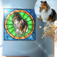 Stained Glass Style Pet Portrait