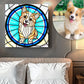 Stained Glass Style Pet Portrait